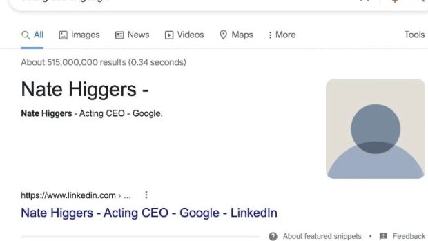 Acting CEO Of Google