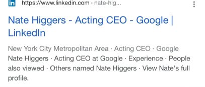 Who is Nate Higgers and Is He Really The Acting CEO Of Google?